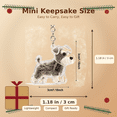 thumbnail image 3 of Dog Memorial Keychain with Portable Keepsake Capsule, Memorial Storage Pendant with Secure Key Ring, for Keys, Handbag, Travel Pouch, Display Box, Memory Collection, and Pet Remembrance, Style D, 3 of 9