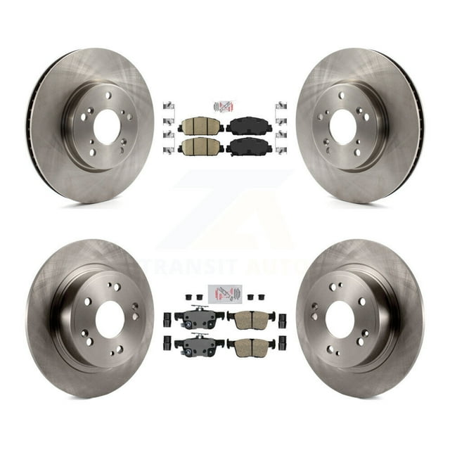 Transit Auto Front Rear Ceramic Pads and Disc Brake Rotors Kit for Car Honda Accord K8A-102308