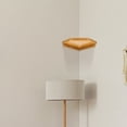 thumbnail image 6 of Wood Corner Wall Shelf for Storage Multi Colored Space Saving Design Easy Installation Fits Small, 6 of 6