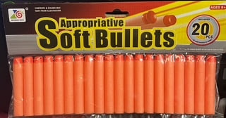 Aces High Galactic Rangers Manual Soft Bullet Gun, 5 Darts + 20 Pk of Darts