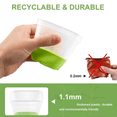 thumbnail image 2 of 12 Packs 3 Inch Square Plastic Nursery Pots, Clear Plant Pot with Soft Silicone Base for Easy Transplant, Flower Pots, 2 of 7