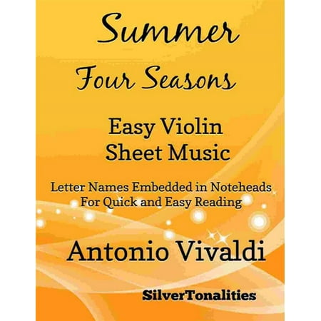 Summer the Four Seasons Easy Violin Sheet Music -