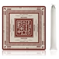 thumbnail image 1 of bedienty Rubber Foam Backing Mahjong Mat With Safe Non Slip Grip Prevent Curling Non Fading Print Mahjong Mat With Rules Has Safe 9 80*80cm, 1 of 6