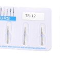 thumbnail image 3 of 10PCS Dental Polishing Burs Teeth Care High Speed Incisive Stainless Steel Dental Burs for Handpiece, 3 of 5