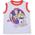 thumbnail image 4 of Toy Story Woody, Buzz Lightyear and Forky Boys 2 Pack Character Tanks, Toddler, 4 of 5