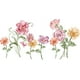 thumbnail image 1 of Pegatinas de pared con diseño floral de acuarela, calcomanías de pared de rosas, pegatinas de vinilo con flores rosas, despegar y pegar, decoración artística DIY, 1 of 8
