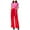 Pink - ablaze, variant on MAISON JULES Womens Red Zippered Hip Tie Short Sleeve Jewel Neck Party Jumpsuit Wide Leg 8