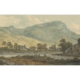 thumbnail image 3 of John Warwick Smith 24x17 Black Modern Framed Museum Art Print Titled - The Priory of Beddgelert, Caernarfonshire, 3 of 5