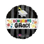 Celebrations 18c Hx: Congrats Grad Wavy Bursts