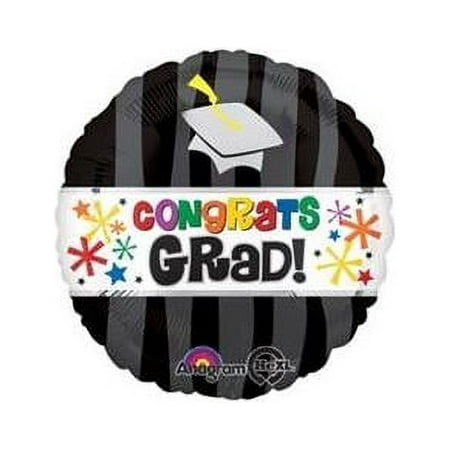 Celebrations 18c Hx: Congrats Grad Wavy Bursts