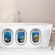 thumbnail image 4 of Pegatina de bañera submarina - Decoración de pared de PVC autoadhesiva para baño, bañera, baldosas y suelo de ducha - Mural con temática marina extraíble, 4 of 8