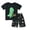 Green, variant on WOLLED Toddler Baby Boys Summer Dinosaurs Shorts Set Outfits Cartoon Pattern T-Shirts and Shorts Set for 2-6 Years Old