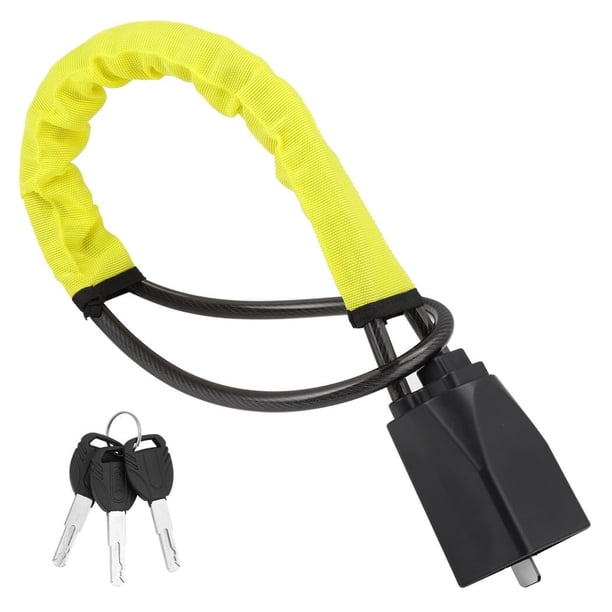 Candado Antirrobo Para Volante De Coche - Bloqueo Universal De Acero Inoxidable, Núcleo De Cobre, Fácil De Usar