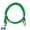 Green, variant on QualGear RJ45 Cat 7 Ethernet Patch Cable, 10Gpbs High-Speed Cable, 600MHz, Triple-Shielded, Round, 6 Feet, White