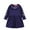 Navy Blue, variant on Godderr Girls Embroidery Dress for Kids Baby 2-7T Doll Collar Long Sleeve Cotton Casual Dress Toddler Knitted Spring Autumn Princess Dress