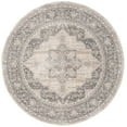 thumbnail image 2 of SAFAVIEH Brentwood Salah Oriental Area Rug, Cream/Gray, 9' x 9' Round, 2 of 11