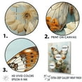 thumbnail image 3 of Designart "Ethereal Neutral Butterfly Portrayal I" Animals Butterfly Floater Framed Wall Art Living Room, 3 of 5