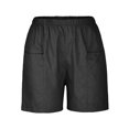 thumbnail image 5 of GERsome Women's Hiking Cargo Shorts Quick Dry Athletic Shorts for Camping Travel Walking Yoga with Pockets Summer Lightweight Elastic Waisted Short Pants Black 4XL, 5 of 8