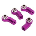 thumbnail image 4 of Embout de Tige Coudée RC, Direction en Acier Allié d'Aluminium pour Axial SCX10, Modèle de Voiture 1/10, Léger et, Améliore la Performance de Direction, Pièces de Rechange pour Voitures RC, 20mm de Long, 4 of 7