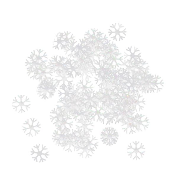 s de nieve 200 piezas, adornos de s de nieve grandes , decoraciones de fiesta de cumpleaños de boda de Navidad de invierno Blanco Baoblaze Decoración de fiesta de copo de nieve de tela