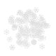 thumbnail image 1 of s de nieve 200 piezas, adornos de s de nieve grandes , decoraciones de fiesta de cumpleaños de boda de Navidad de invierno Blanco Baoblaze Decoración de fiesta de copo de nieve de tela, 1 of 8