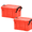 F, variant on PEIBang 2Pcs Mini Small Plastic Storage Box with Locking Lid,Clear Plastic Organizer for Crafts,Stationery,Jewelry,Sewing and More in Office or Home Supplies