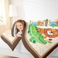 thumbnail image 4 of Castle Fairy Cartoon Elephant Lion Squirrel Twin Comforter Sets,Leopard Print Bedding Set, 4 of 8