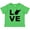 Apple Green, variant on Inktastic Love West Virginia Boys or Girls Toddler T-Shirt