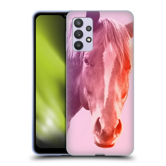 Head Case Designs Officially Licensed Mark Ashkenazi Pastel Potraits Horse Soft Gel Case Compatible with Samsung Galaxy A32 5G / M32 5G (2021)