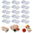 thumbnail image 1 of Snack Pack Container,Snack containers,Snack Box Container,Reusable Snack Packs 2 compartments,Reusable Snack containers with lids,Small Snack containers with lids (15pcs), 1 of 7