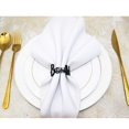 thumbnail image 4 of Bewildely Servilleteros de aleación de 12 Uds., soporte de papel Mubarak, hebilla de Hotel para boda Type7 NO7, 4 of 6