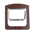 Pet Door 4 Way Locking Large Dog Cat Door Flap Install in Interior