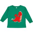 thumbnail image 3 of Inktastic Adorable Red Dragon Boys Long Sleeve Toddler T-Shirt, 3 of 5