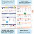 thumbnail image 4 of Budget Planner, 2026 Monthly Undated Bill Organizer Hardcover Financial Journal, Feela Money Expense Tracker with Budget Envelopes, Stickers, 1 Pen, User Manual, A5, Last 12 Months, Rose Gold, 4 of 6