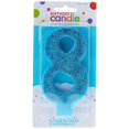 thumbnail image 2 of Amscan Glitter 8th Birthday Candle, 2 of 2