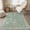 Grey/Green, variant on Scalloped Oushak Blue 2x6 Runner Rug, Non Slip Washable Soft Kitchen Runner Rug, Indoor Boho Floor Runner for Bathroom Entryway Bedroom