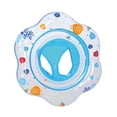 thumbnail image 2 of CQHVKQ 21" Inflatable Baby Pool Float Seat, Baby Swimming Ring for Swim Training, Toddler Inflatable Swimming Float with Double Airbag Safety Seat, Adjustable Infant Pool Floats 6-12 Months, Blue, 2 of 9