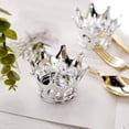 thumbnail image 4 of BalsaCircle 12 Silver 3" Mini Crowns Favor Holders, 4 of 8