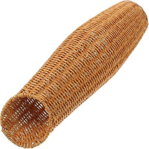 Luxshiny Woven Tall Vase Floor Vase Light Brown 1Pcs for Restaurant Decor