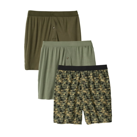 KingSize Men's Big & Tall 3-Pack Cotton Boxers