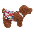 thumbnail image 3 of DOPI Summer Beach Fresh Cat Dog Cute Pet Clothes Bow Dress Cotton Print, 3 of 5