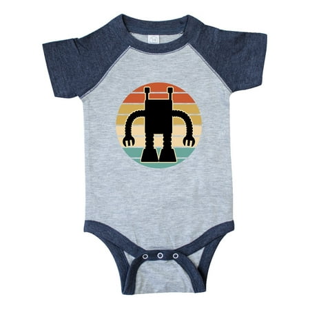 

Inktastic Robotics Vintage Robot Sunset Gift Baby Boy or Baby Girl Bodysuit