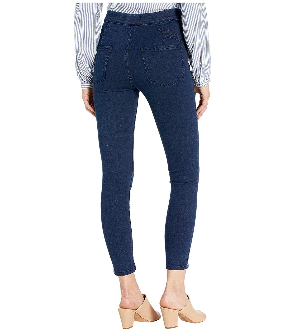 Free People Feel Alright Skinny Blue 