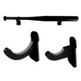 thumbnail image 2 of 1 Pair Acrylic Baseball Wall Mounted Holder Baseball Bat Display Softball Bats Rack Collection Bracket Black, 2 of 10