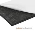 thumbnail image 5 of Uxcell EPDM Rubber Sheet Black with Adhesive 6'' Length 36'' Width 0.39'' Thick for Door Sealing Strip, 5 of 7