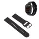 thumbnail image 2 of M Buder Correa de Reloj Inteligente de Silicona de 20 mm para Amazfit GTS 3 GTS 2 Bip S Bip U, Negro, 2 of 9