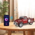 thumbnail image 6 of Bluetooth Speaker 1953 Hot Rod Pickup Truck Replica FM Radio LED AUX USB Rechargeable Audio Red, 6 of 10