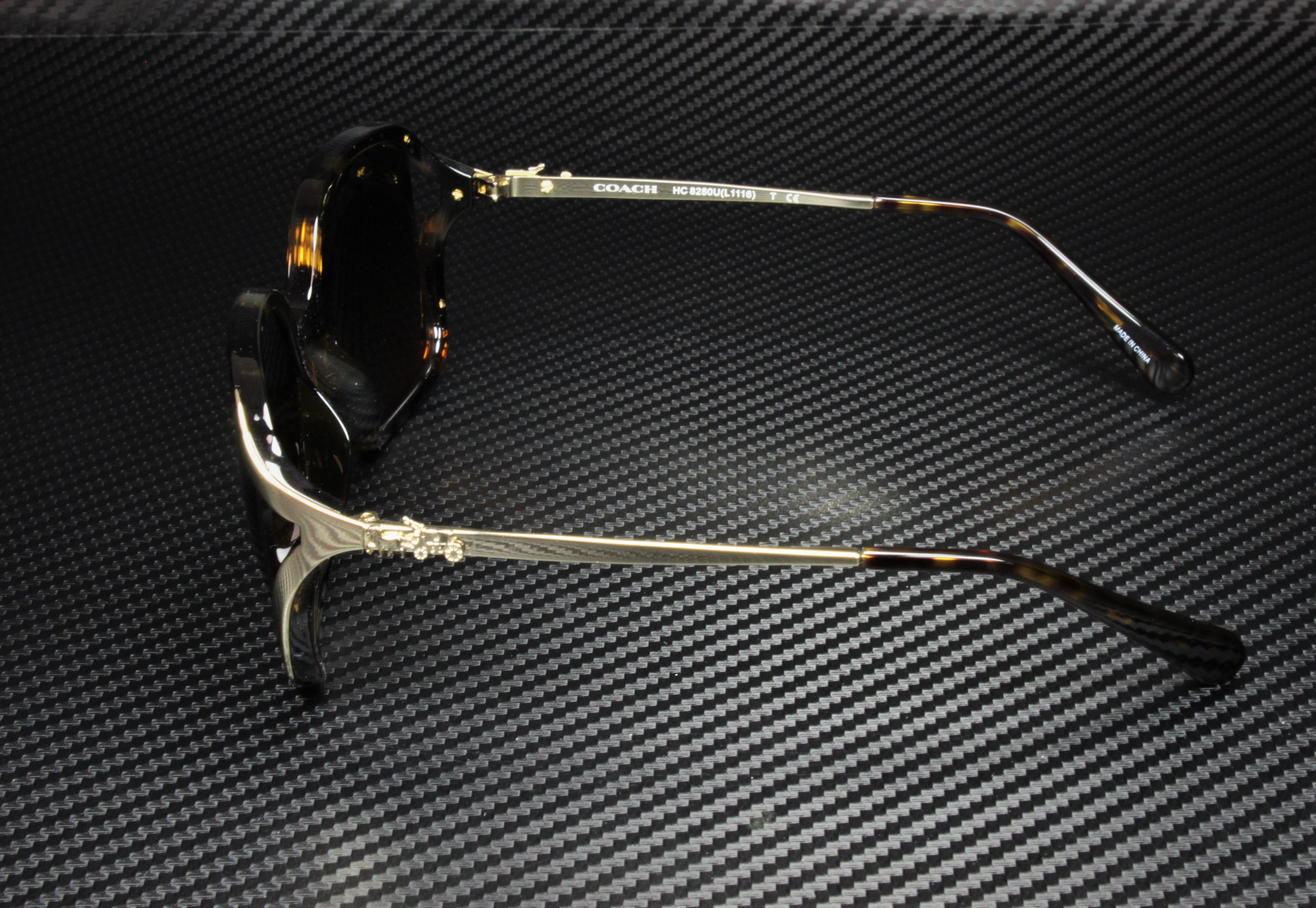 NEW COACH HC8280U L1116 Dark Tortoise Sunglasses 57mm HC8280U L1116 Sunglasses - Coach Authorized Retailer  main image 3