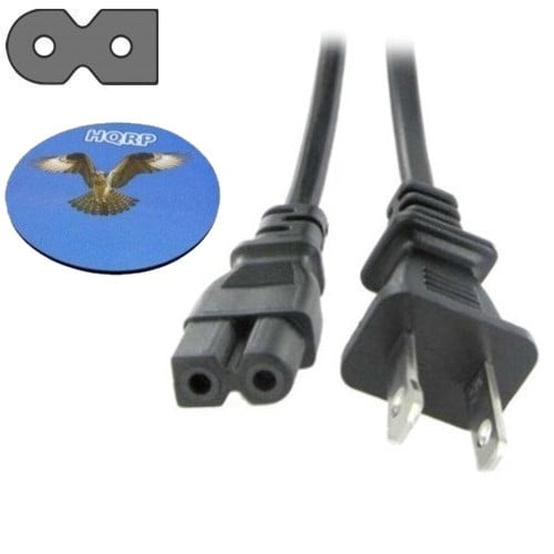 HQRP 10ft AC Power Cord for PHILIPS 42PFL3603D 42PFL5403D 42PFL3704D/F7