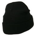 thumbnail image 4 of First Mate Embroidered Long Beanie - Black OSFM, 4 of 5